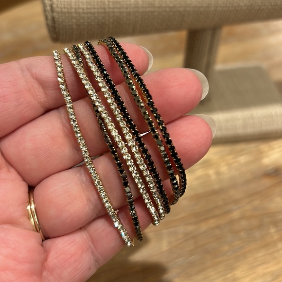 Gap Set of sparkly bangles. New with tags - Picture 7 of 11